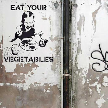 eat your vegetables