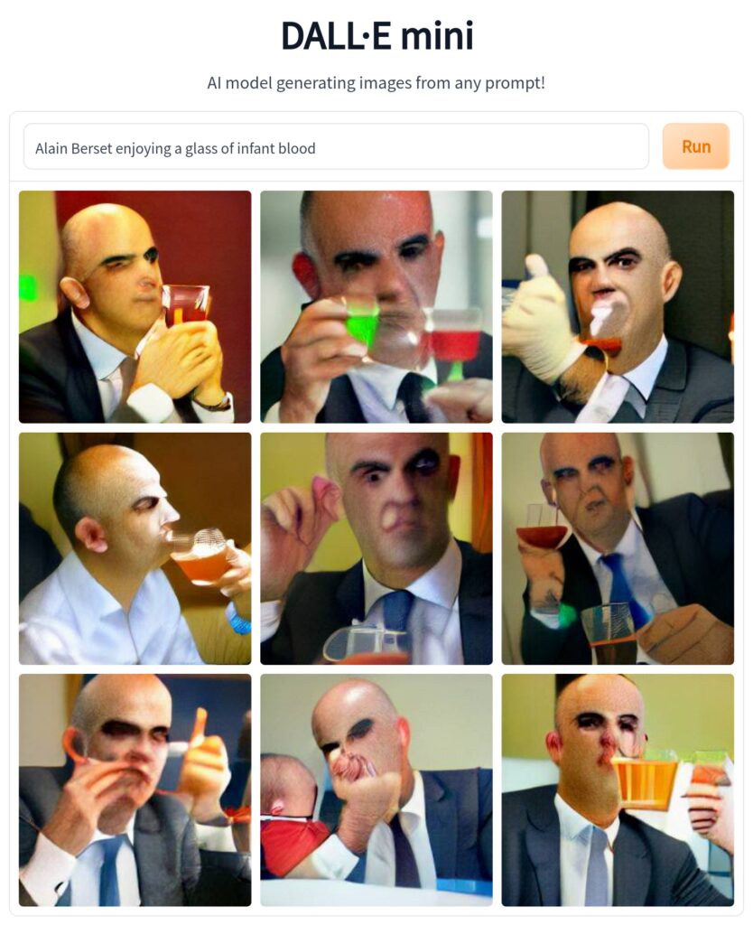 Alain Berset and the chalice of death